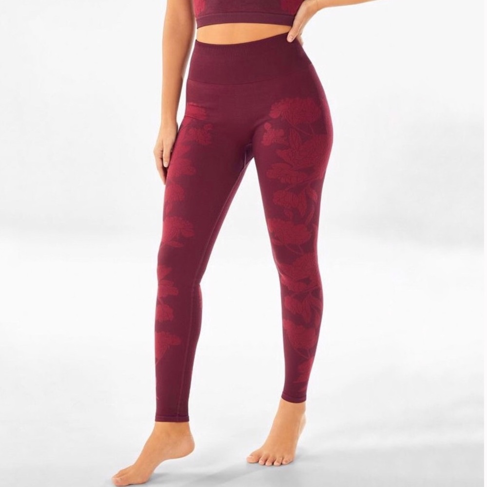 Fabletics High-Waisted Seamless Floral Leggings
